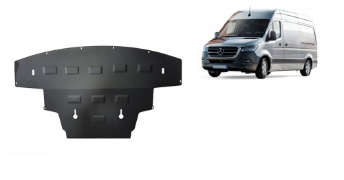 Stahl Unterfahrschutz für Motor Mercedes Sprinter-RWD (2018-2026)