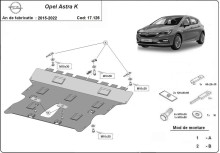 Stahl Unterfahrschutz für Motor Opel Astra K (2015-2021)