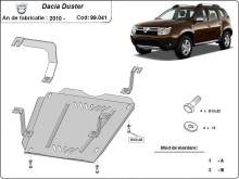 Stahl Unterfahrschutz für Kraftstofftank Dacia Duster (2010-2017)