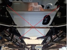 Aluminium Unterfahrschutz für Verteilergetriebe Volkswagen Amarok (2023-2026)