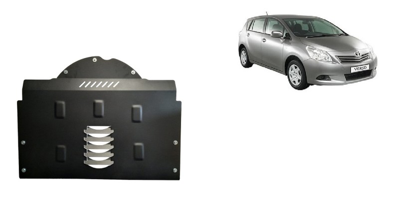 Stahl Unterfahrschutz für Katalysator Toyota Corolla Verso (2002-2008)