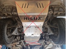 Aluminium Unterfahrschutz für Getriebe Toyota Hilux Invincible (2021-2026)