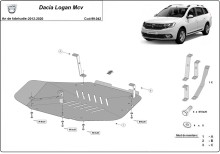 Stahl Unterfahrschutz für Kraftstofftank Dacia Logan II (2012-2020)