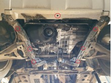 Aluminium Unterfahrschutz für Motor Dacia Duster II (2018-2024)
