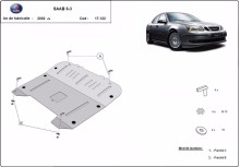 Stahl Unterfahrschutz für Motor, Getriebe Saab 9-3 (2002-2012)