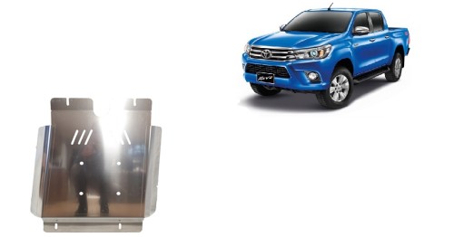 Aluminium Unterfahrschutz für Getriebe Toyota Hilux Revo (2016-2026)