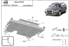 Aluminium Unterfahrschutz für Motor Volvo XC70 (2007-2016)