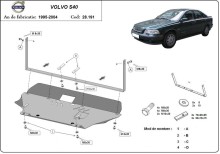 Stalowa Osłona pod silnik Volvo S40 (1995-2004) EAN