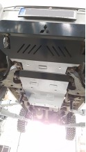 Stahl Unterfahrschutz für Getriebe Mitsubishi Pajero 4 (V80, V90) (2007-2021)