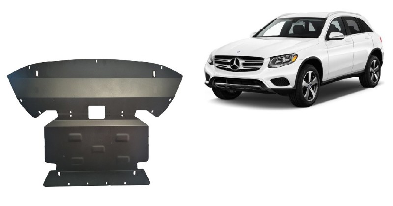 Stahl Unterfahrschutz für Motor Mercedes GLC X253 (2015-2022)