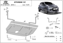 Stahl Unterfahrschutz für Motor Hyundai i10 (2012-2017)