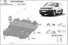Stahl Unterfahrschutz für Motor Citroen Berlingo (2018-2026)