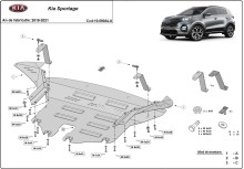 Aluminium Unterfahrschutz für Motor Kia Sportage (2019-2021)