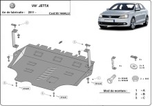 Aluminium Unterfahrschutz für Motor Volkswagen Jetta (2011-2026)