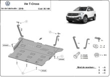 Stalowa Osłona pod silnik VW T-Cross (2018-2026) EAN