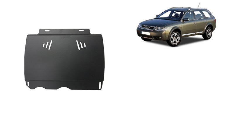 Stahl Unterfahrschutz für Getriebe Schaltgetriebe Audi Allroad A6 (2000-2005)