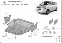 Stalowa Osłona pod silnik VW Transporter T4 Caravelle (1990-2003) EAN