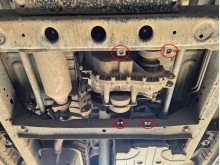 Stahl Unterfahrschutz für Verteilergetriebe Hyundai Terracan (2001-2007)