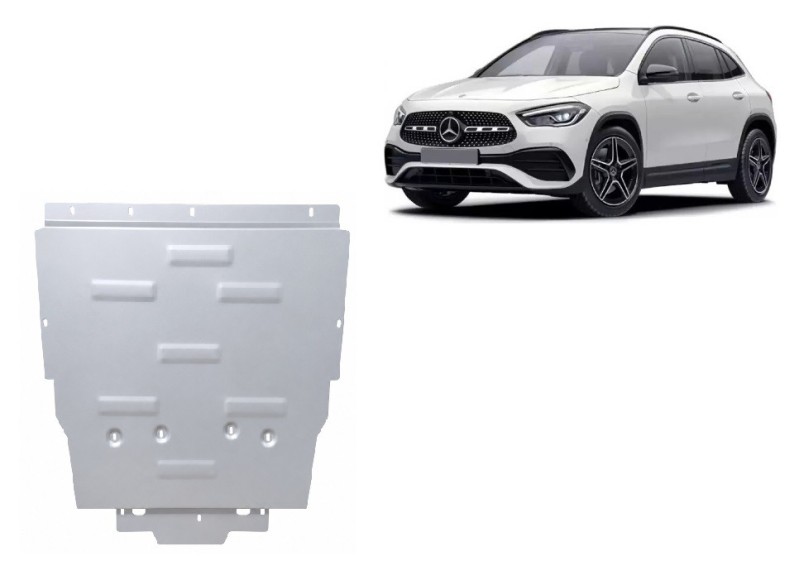 Aluminium Unterfahrschutz für Motor Mercedes GLA (2018-2026)