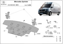 Stahl Unterfahrschutz für Motor Mercedes Sprinter-RWD (2018-2026)