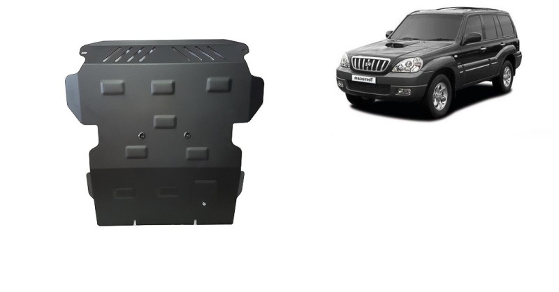 Stahl Unterfahrschutz für Motor Hyundai Terracan (2001-2007)