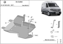 Stahl Unterfahrschutz für AdBluetank Volkswagen Crafter (2017-2020)