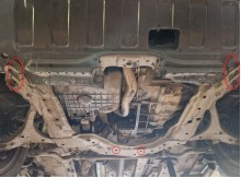 Stahl Unterfahrschutz für Motor Honda CR-V (2002-2007)