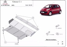 Stahl Unterfahrschutz für Motor Citroen C 1 (2005-2014)