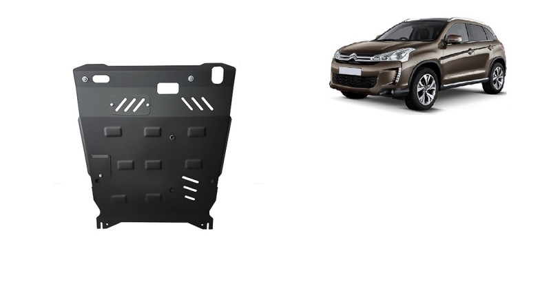 Stahl Unterfahrschutz für Motor Citroen Aircross (2012-2017)