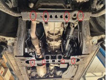 Stahl Unterfahrschutz für Getriebe Isuzu D-Max (2019-2026)
