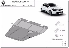Stahl Unterfahrschutz für Motor, Getriebe Renault Clio 4 (2012-2020)