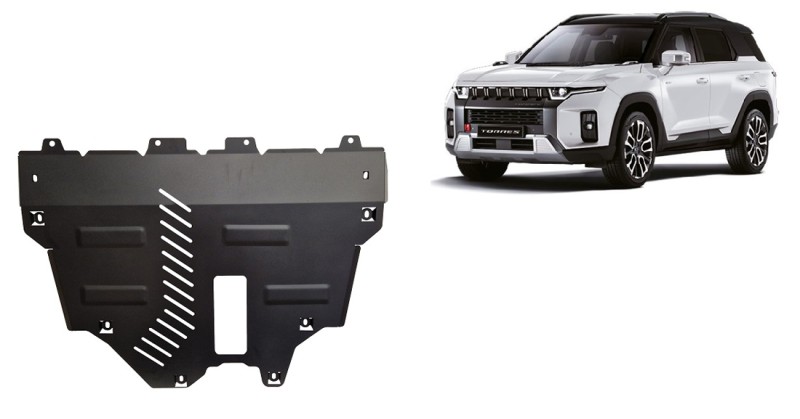 Stahl Unterfahrschutz für Motor Ssangyong Torres (2022-2026)