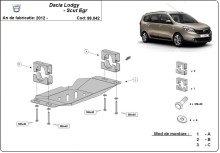 Stahl Unterfahrschutz für Stop-Go System, EGR Dacia Lodgy (2012-2020)