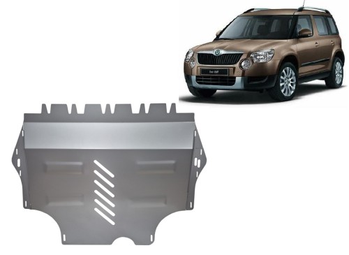 Aluminium Unterfahrschutz für Motor Skoda Yeti (2011-2017)