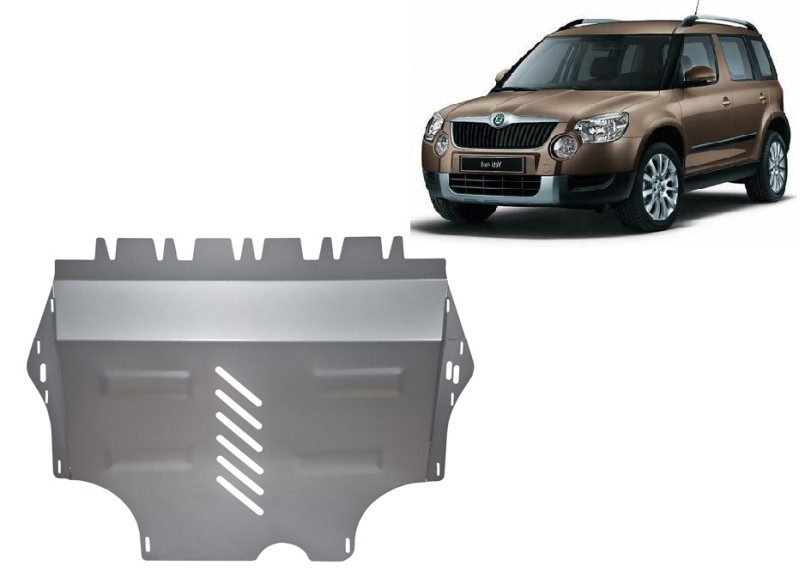 Aluminium Unterfahrschutz für Motor Skoda Yeti (2011-2017)