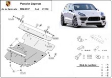 Stahl Unterfahrschutz für Motor Porsche Cayenne (2002-2017)