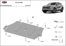 Stahl Unterfahrschutz für Katalysator Kia Sportage (2021-2026)