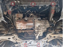 Stahl Unterfahrschutz für Motor Mazda 3 (2008-2014)