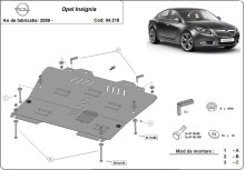 Stahl Unterfahrschutz für Motor Opel Insignia (2009-2017)