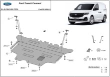 Aluminium Unterfahrschutz für Motor Ford Transit Connect (2024-2026)