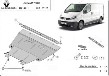 Stahl Unterfahrschutz für Motor Renault Trafic (2003-2014)