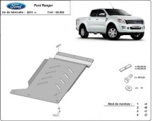 Stahl Unterfahrschutz für Getriebe Ford Ranger (2011-2020)