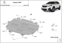 Stahl Unterfahrschutz für Motor Peugeot 3008 (2017-2026)