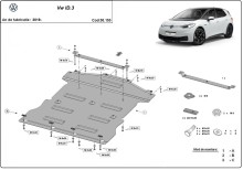 Stalowa Osłona pod silnik Volkswagen ID 3 (2019-2026) EAN
