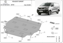 Stahl Unterfahrschutz für Motor Peugeot Expert (2016-2026)