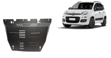 Stahl Unterfahrschutz für Motor Fiat Panda 4x2 (2011-2026)