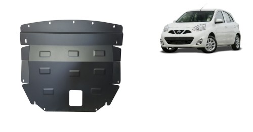Stahl Unterfahrschutz für Motor Nissan Micra (2010-2016)