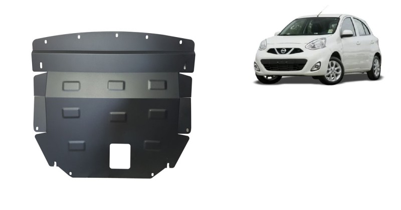 Stahl Unterfahrschutz für Motor Nissan Micra (2010-2016)