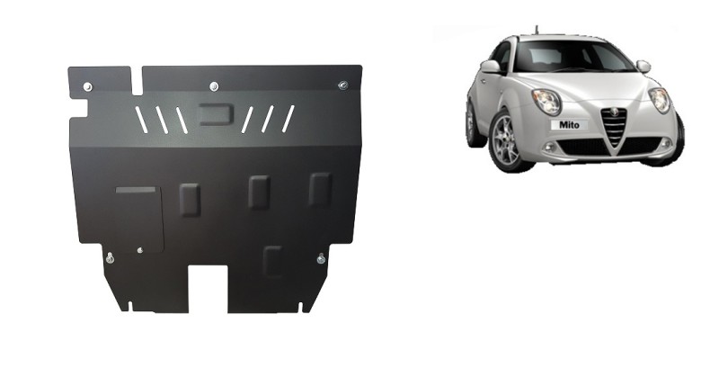 Stahl Unterfahrschutz für Motor Alfa Romeo Mito (2008-2018)