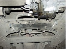 Stahl Unterfahrschutz für Motor Peugeot 607 (2001-2010)